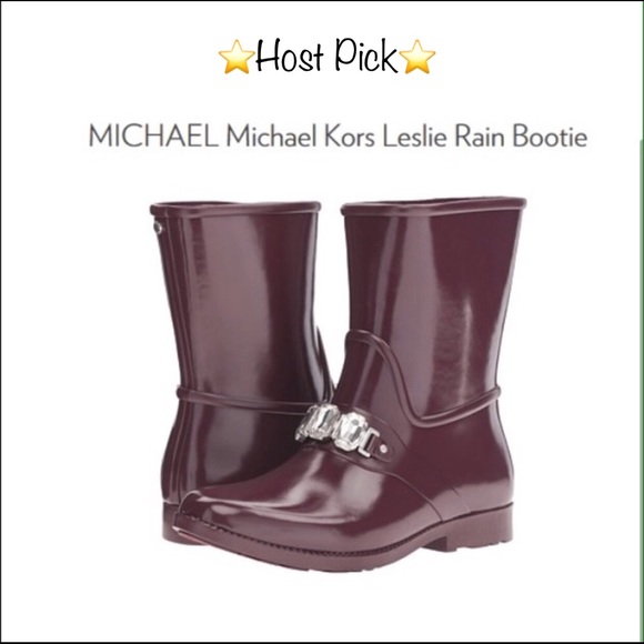 michael kors leslie rain boots